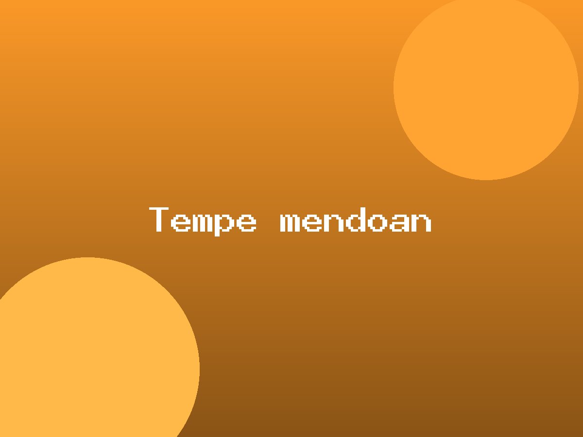 Tempe mendoan