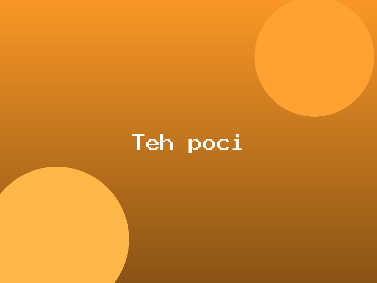 Teh poci