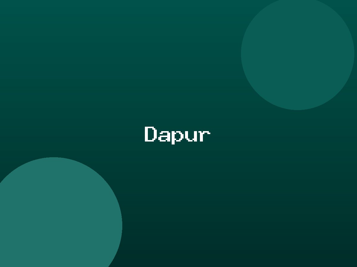 Dapur di Karya Griya Renovasi