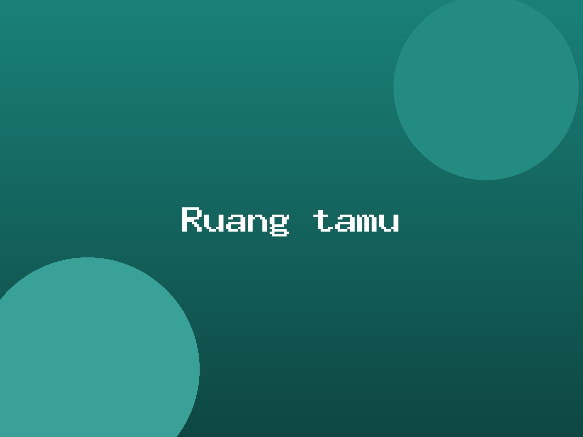 Ruang tamu di Karya Griya Renovasi