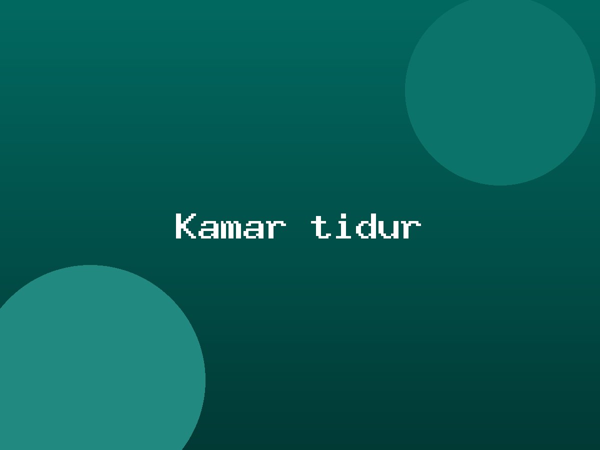 Kamar tidur di Karya Griya Renovasi