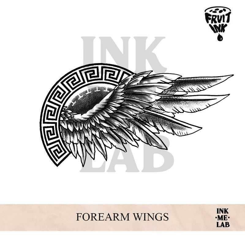 FOREARM WINGS | 27 x 15 cm