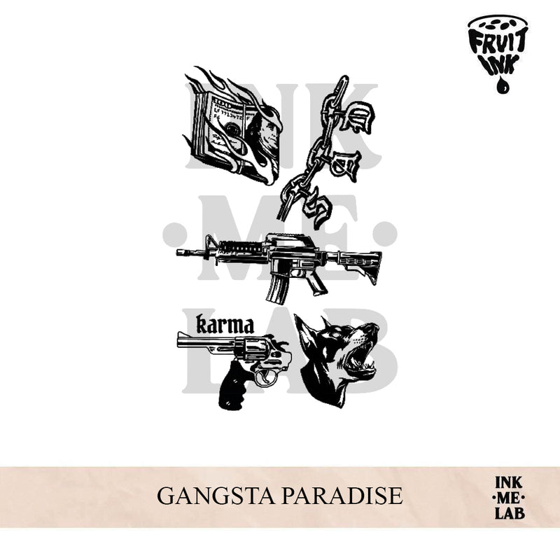 GANGSTA PARADISE | 11 x 18 cm