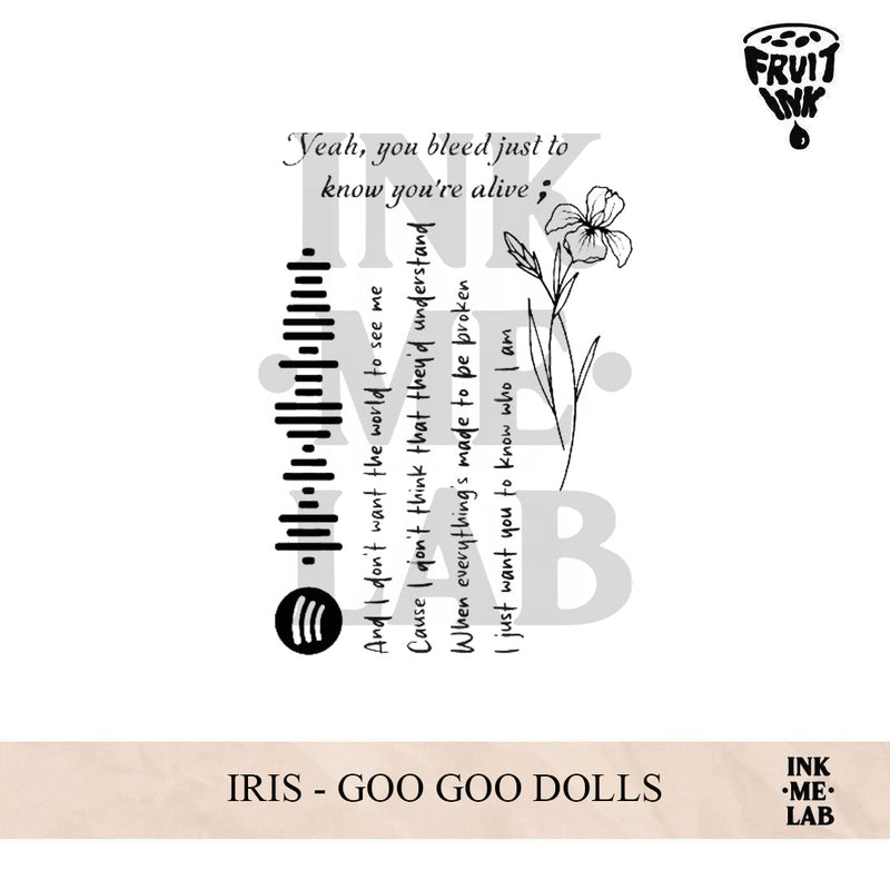 IRIS - GOO GOO DOLLS | 10 x 7 cm