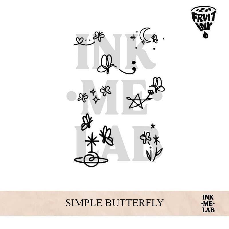 SIMPLE BUTTERFLY | 10 x 7 cm