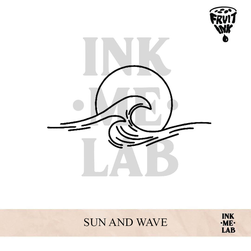 SUN AND WAVE | 5 x 5 cm