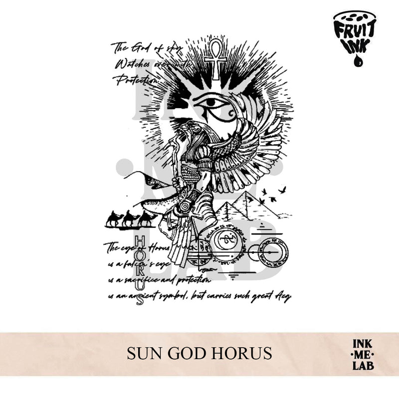 SUN GOD HORUS | 21 x 15 cm