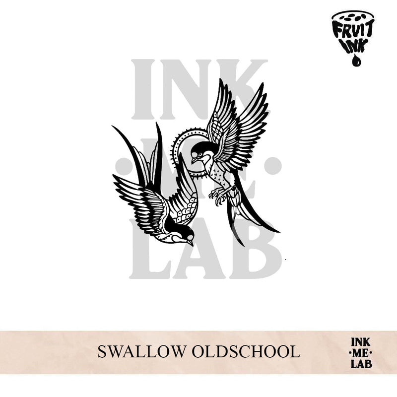 SWALLOW OLDSCHOOL | 8 x 8 cm