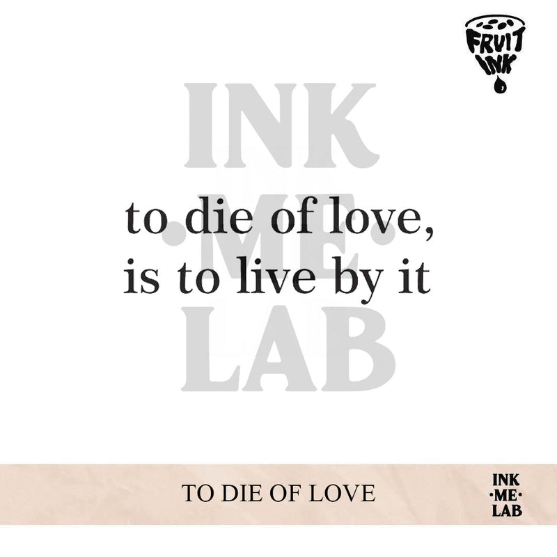 TO DIE OF LOVE | 5 x 5 cm