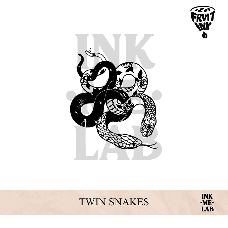TWIN SNAKES | 8 x 8 cm