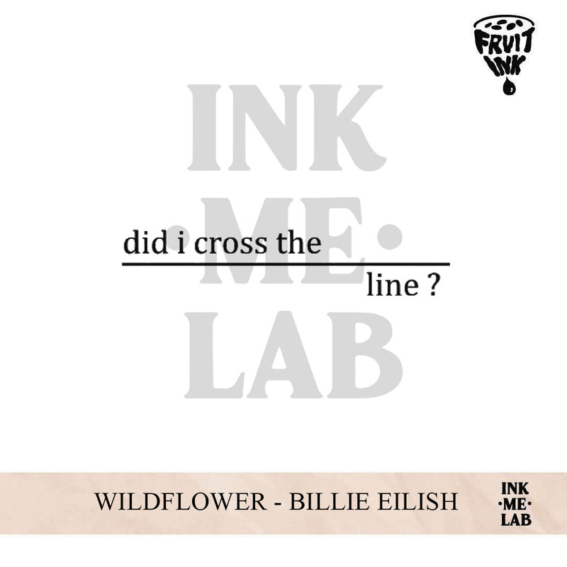 WILDFLOWER - BILLIE EILISH | 4 X 8 cm