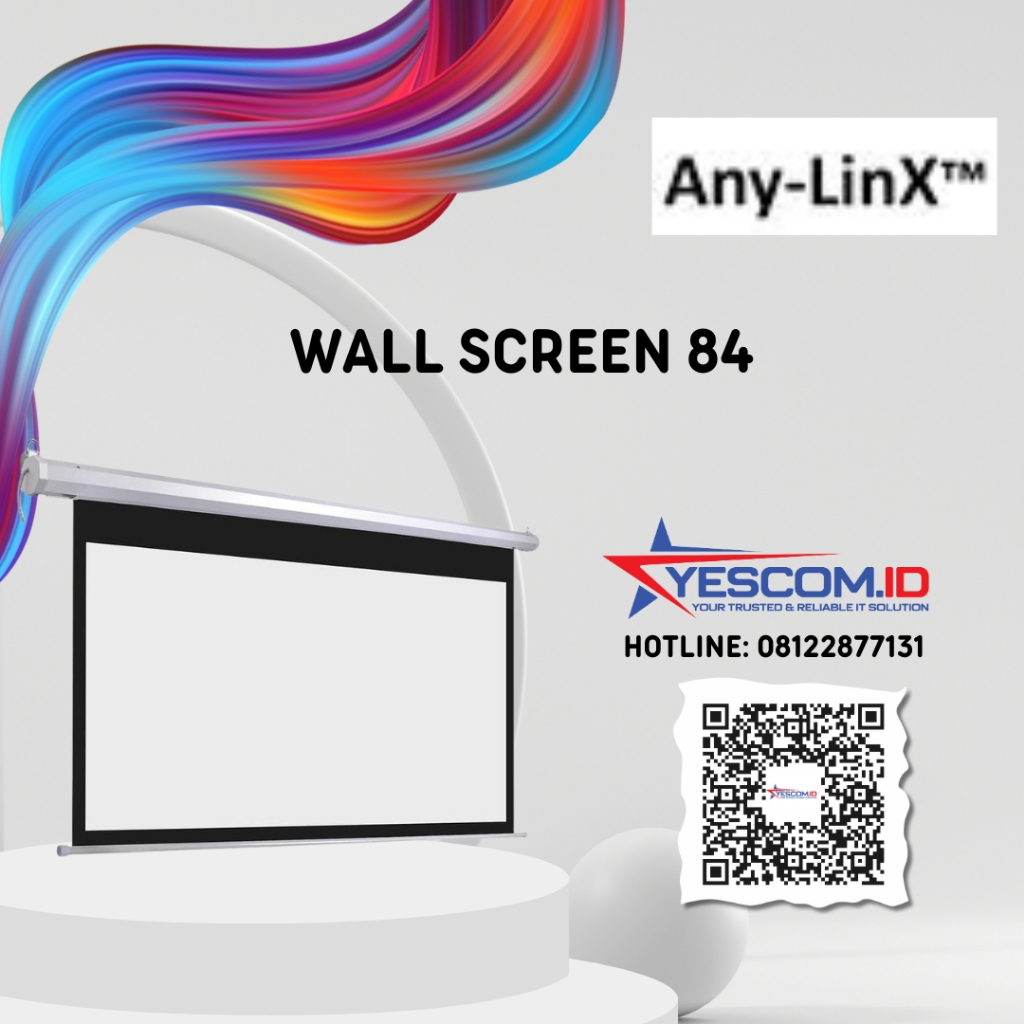 Any-LinX Wall Screen 84